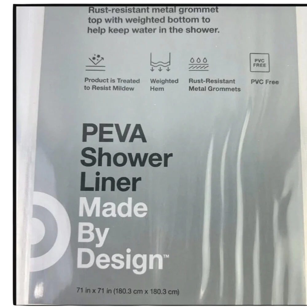 Made‎ By Design Transparent PEVA Shower Liner